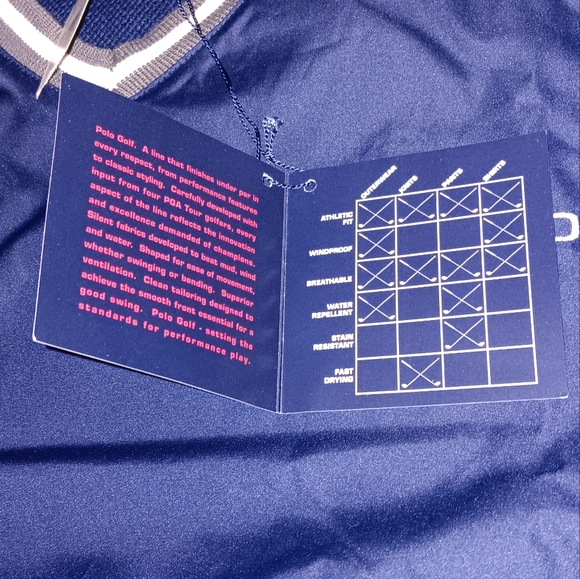 New 90s Ralph Lauren Polo Golf Pullover Windbreaker Jacket Golfing Golfer - Picture 7 of 7